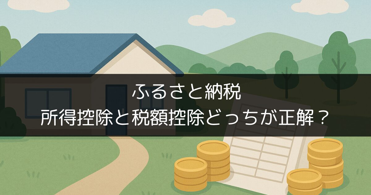 ふるさと納税、所得控除と税額控除どっちが正解？答えは両方